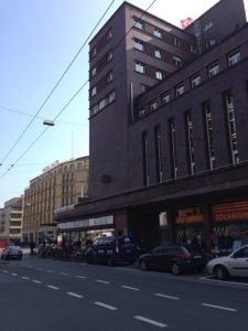 1930s Assembly building built by the workers community in Biel - similar to the PSFS Building in Philadelphia